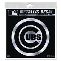 Chicago Cubs Decal Metallic 6" x 6"