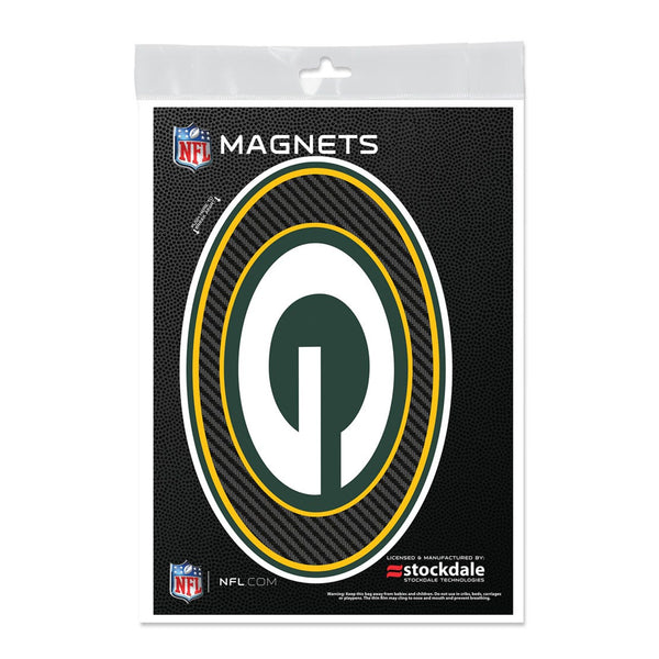 Green Bay Packers CARBON Outdoor Magnets 5" x 7"