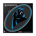 Carolina Panthers CARBON Outdoor Magnets 6" x 6"