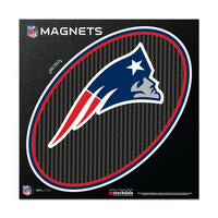 New England Patriots CARBON Outdoor Magnets 6" x 6"