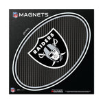 Las Vegas Raiders CARBON Outdoor Magnets 6" x 6"