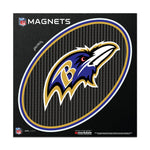 Baltimore Ravens CARBON Outdoor Magnets 6" x 6"