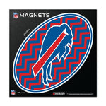 Buffalo Bills CHEVRON Outdoor Magnets 6" x 6"