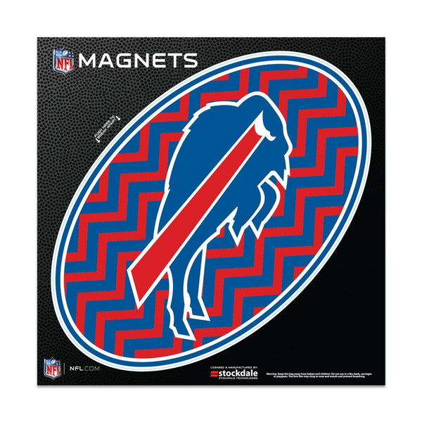 Buffalo Bills CHEVRON Outdoor Magnets 6" x 6"
