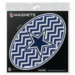 Dallas Cowboys CHEVRON Outdoor Magnets 6" x 6"