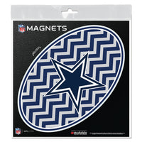 Dallas Cowboys CHEVRON Outdoor Magnets 6" x 6"