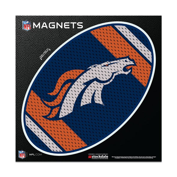 Denver Broncos JERSEY Outdoor Magnets 6" x 6"