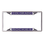 Colorado Rockies Lic Plt Frame S/S Printed