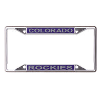 Colorado Rockies Lic Plt Frame S/S Printed