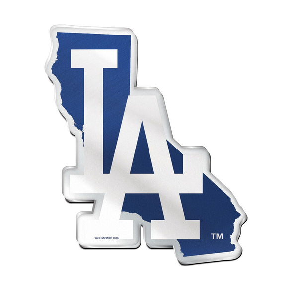 Los Angeles Dodgers State Acrylic Auto Emblem