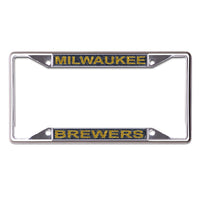 Milwaukee Brewers Lic Plt Frame S/S Printed