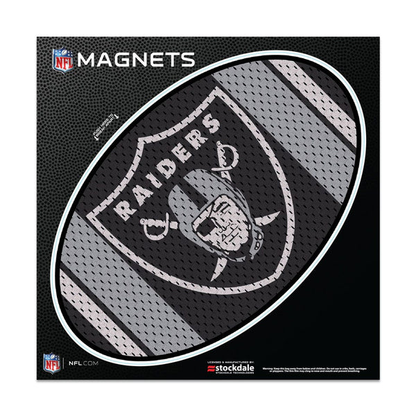 Las Vegas Raiders JERSEY Outdoor Magnets 6" x 6"
