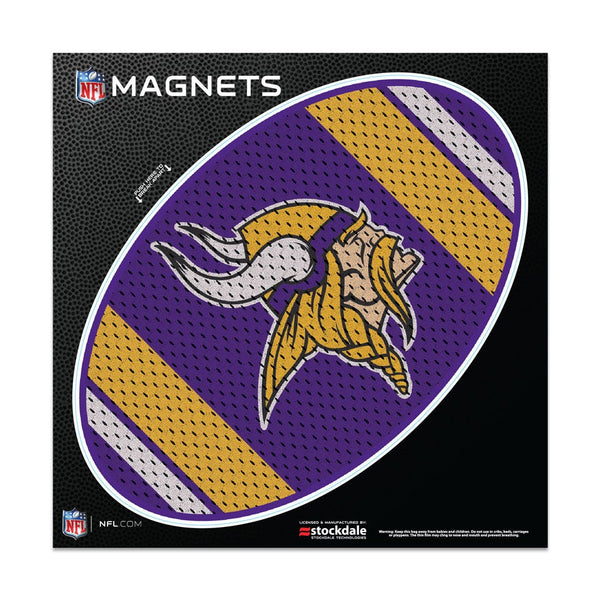 Minnesota Vikings JERSEY Outdoor Magnets 6" x 6"