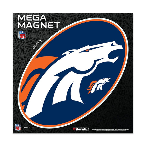 Denver Broncos MEGA Outdoor Magnets 6" x 6"