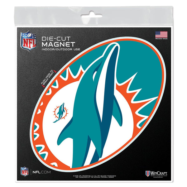 Miami Dolphins MEGA Outdoor Magnets 6" x 6"
