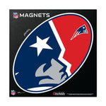 New England Patriots MEGA Outdoor Magnets 6" x 6"