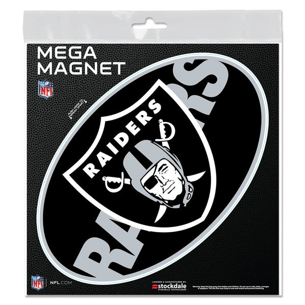 Las Vegas Raiders MEGA Outdoor Magnets 6" x 6"