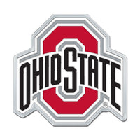 Wholesale-Ohio State Buckeyes Colored Chrome Free Form Auto Emblem