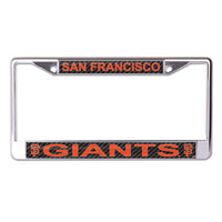 San Francisco Giants CARBON Lic Plt Frame S/L Printed