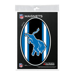 Detroit Lions STRIPES Outdoor Magnets 5" x 7"