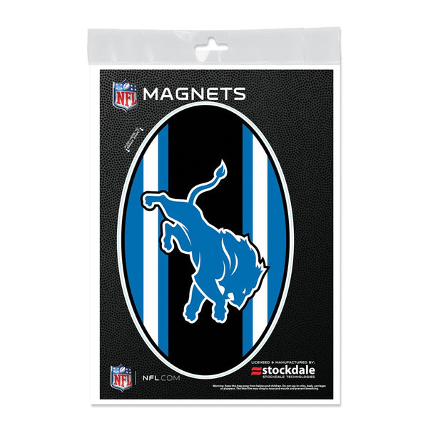 Detroit Lions STRIPES Outdoor Magnets 5" x 7"