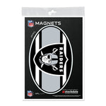 Las Vegas Raiders STRIPES Outdoor Magnets 5" x 7"