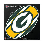 Green Bay Packers STRIPES Outdoor Magnets 6" x 6"