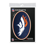Denver Broncos TEAMBALL Outdoor Magnets 5" x 7"
