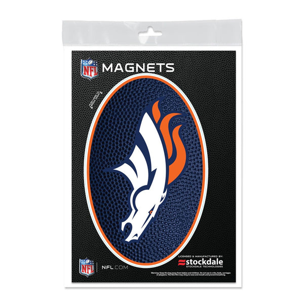 Denver Broncos TEAMBALL Outdoor Magnets 5" x 7"