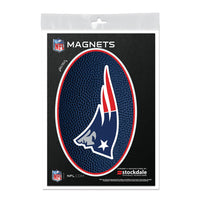New England Patriots TEAMBALL Outdoor Magnets 5" x 7"
