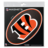 Cincinnati Bengals TEAMBALL Outdoor Magnets 6" x 6"