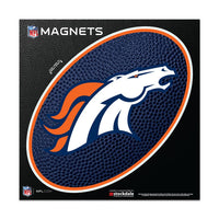 Denver Broncos TEAMBALL Outdoor Magnets 6" x 6"