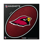 Arizona Cardinals TEAMBALL Outdoor Magnets 6" x 6"
