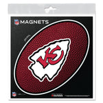 Kansas City Chiefs TEAMBALL Outdoor Magnets 6" x 6"