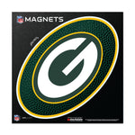 Green Bay Packers TEAMBALL Outdoor Magnets 6" x 6"