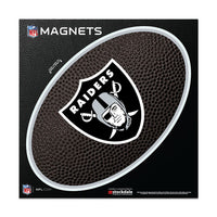 Las Vegas Raiders TEAMBALL Outdoor Magnets 6" x 6"