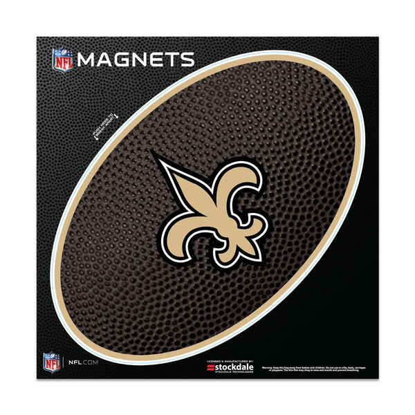 New Orleans Saints TEAMBALL Outdoor Magnets 6" x 6"