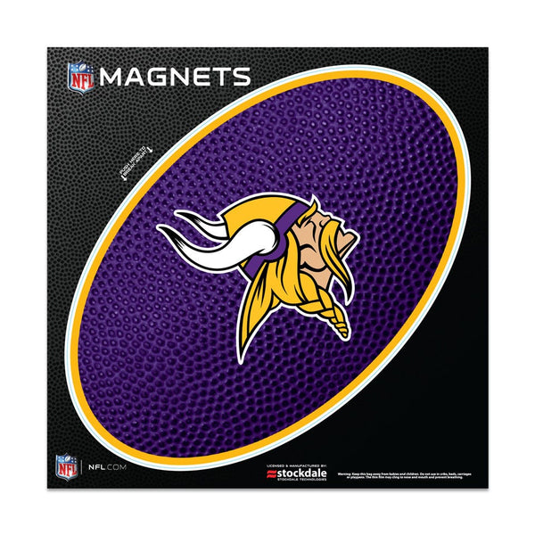 Minnesota Vikings TEAMBALL Outdoor Magnets 6" x 6"