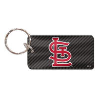 St. Louis Cardinals Carbon Keychain Rectangle