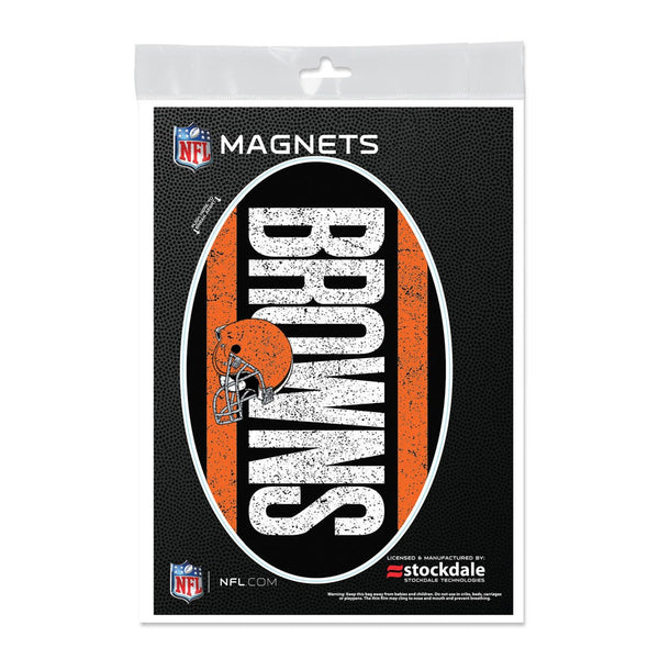 Cleveland Browns VINTAGE Outdoor Magnets 5" x 7"