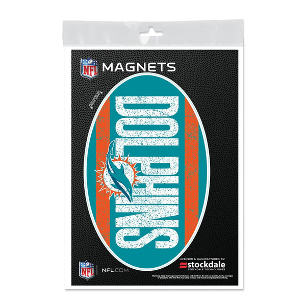 Miami Dolphins VINTAGE Outdoor Magnets 5" x 7"