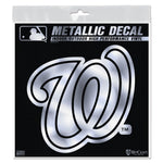 Washington Nationals Decal Metallic 6" x 6"