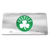 Boston Celtics SILVER Specialty Acrylic License Plate