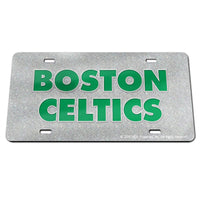 Boston Celtics GLITTER Specialty Acrylic License Plate
