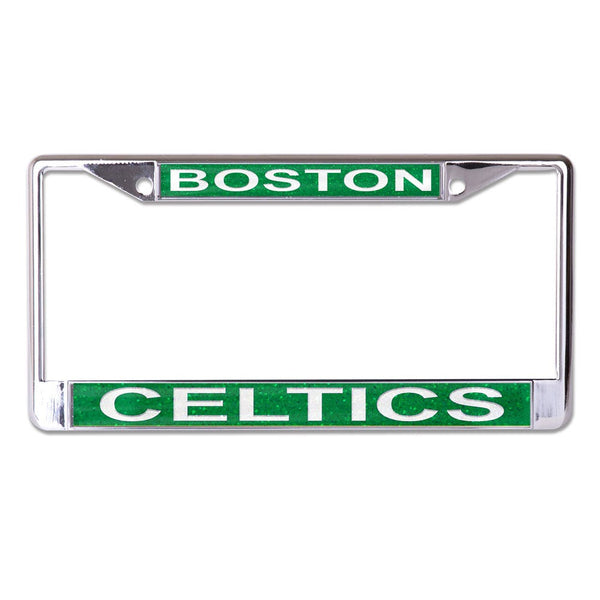 Boston Celtics GLITTER Lic Plt Frame S/L Printed