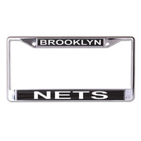 Brooklyn Nets Lic Plt Frame S/L Printed