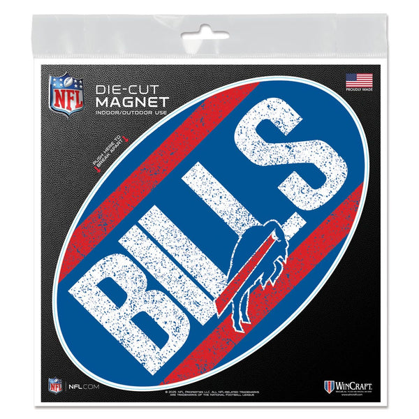 Buffalo Bills VINTAGE Outdoor Magnets 6" x 6"
