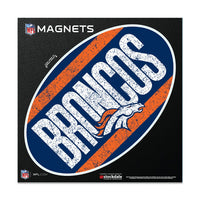 Denver Broncos VINTAGE Outdoor Magnets 6" x 6"