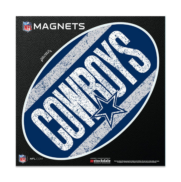 Dallas Cowboys VINTAGE Outdoor Magnets 6" x 6"