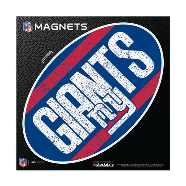 New York Giants VINTAGE Outdoor Magnets 6" x 6"